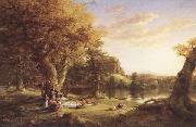 Thomas Cole The Pic-Nic oil on canvas